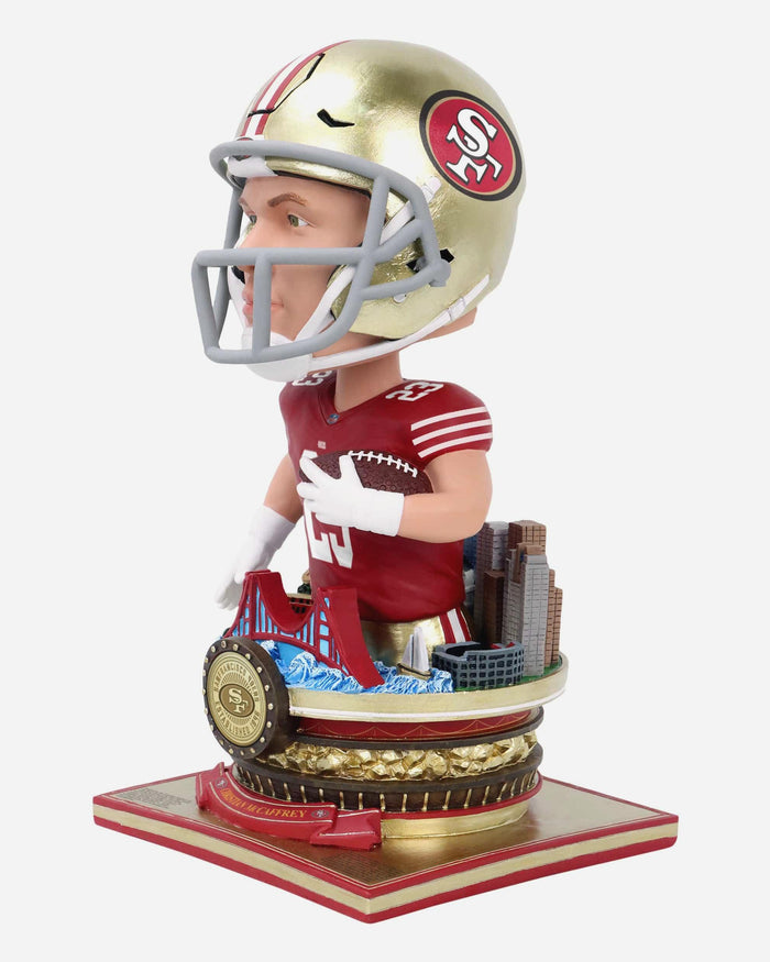 Christian McCaffrey San Francisco 49ers Bust Bighead Bobblehead FOCO - FOCO.com