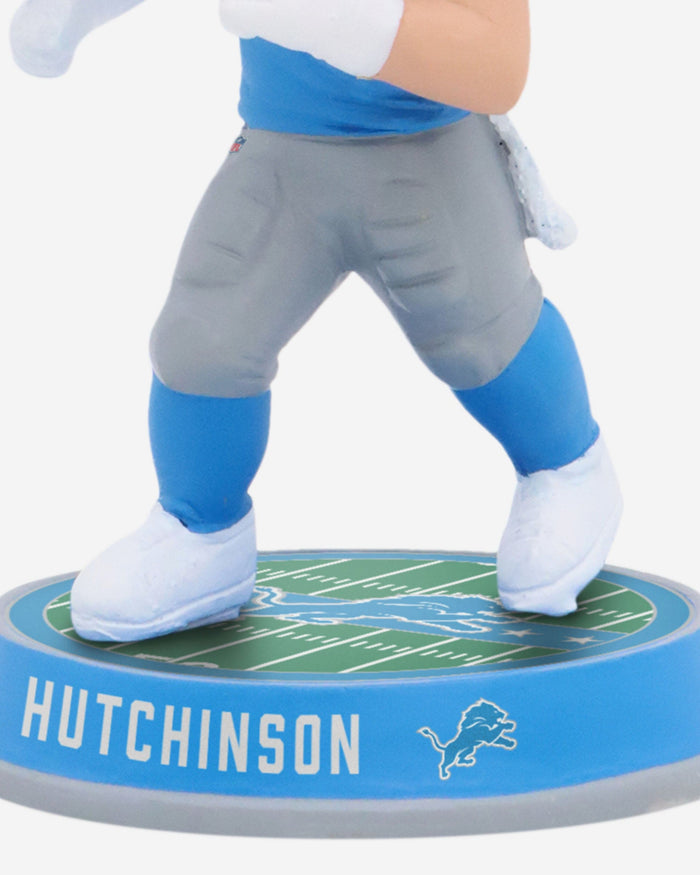 Aidan Hutchinson Detroit Lions Retro Uniform Field Stripe Mini Bighead Bobblehead FOCO - FOCO.com