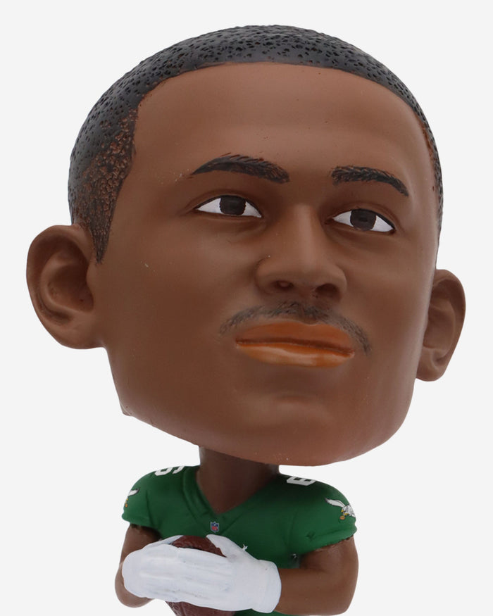 DeVonta Smith Philadelphia Eagles Kelly Green Uniform Field Stripe Mini Bighead Bobblehead FOCO - FOCO.com