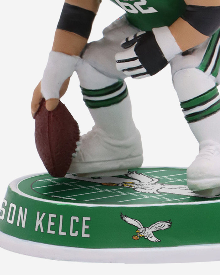 Jason Kelce Philadelphia Eagles Kelly Green Uniform Field Stripe Mini Bighead Bobblehead FOCO - FOCO.com