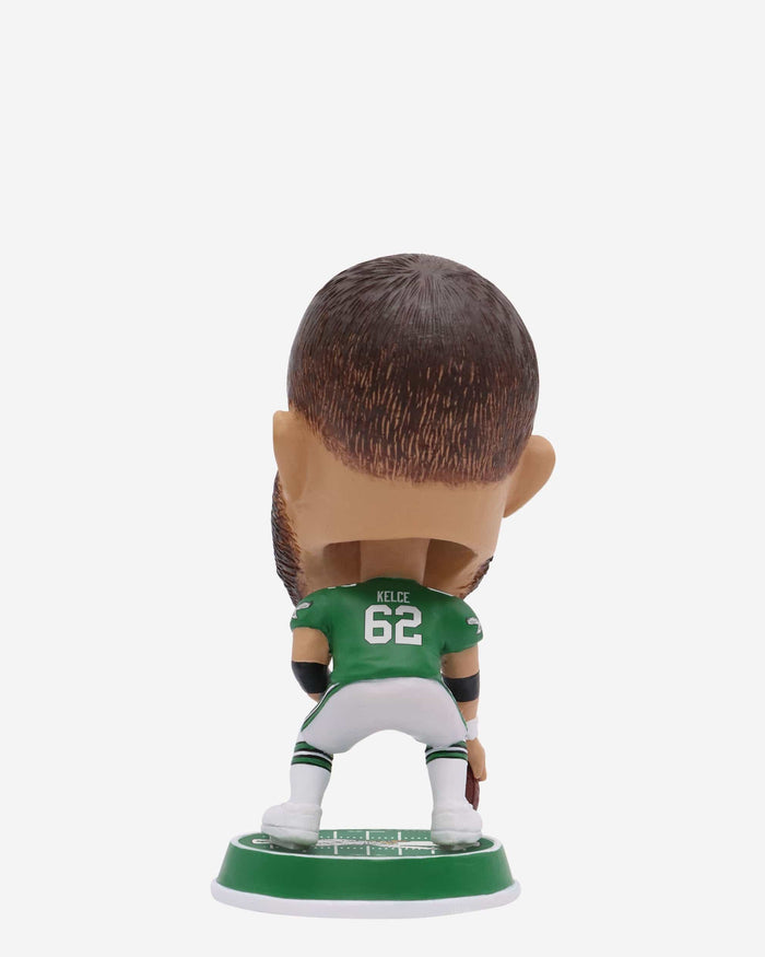 Jason Kelce Philadelphia Eagles Kelly Green Uniform Field Stripe Mini Bighead Bobblehead FOCO - FOCO.com