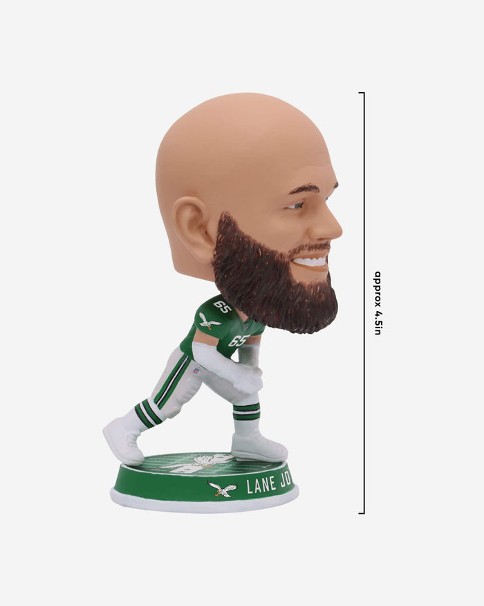 Lane Johnson Philadelphia Eagles Kelly Green Uniform Field Stripe Mini Bighead Bobblehead FOCO - FOCO.com
