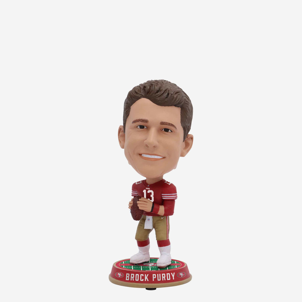 Brock Purdy San Francisco 49ers Field Stripe Mini Bighead Bobblehead FOCO - FOCO.com