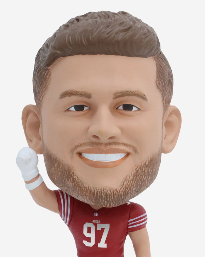 Nick Bosa San Francisco 49ers Field Stripe Mini Bighead Bobblehead FOCO - FOCO.com