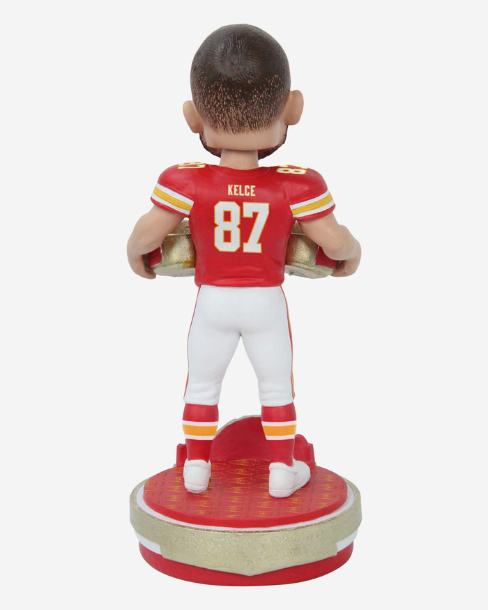 Travis Kelce Kansas City Chiefs Super Bowl LVIII Champions Bobblehead FOCO - FOCO.com