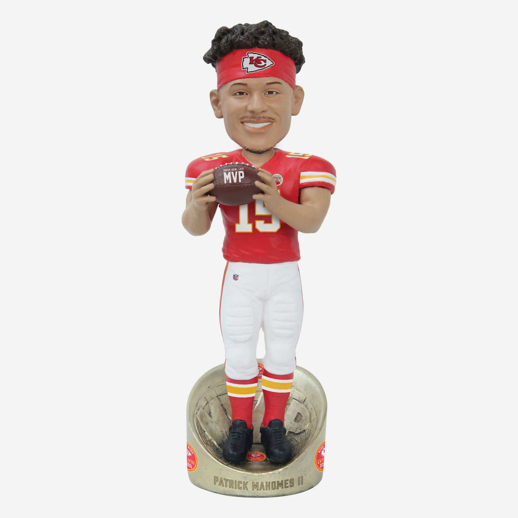 Patrick Mahomes Kansas City Chiefs Super Bowl LVIII Champions MVP Bobblehead FOCO - FOCO.com