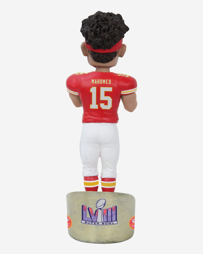 Patrick Mahomes Kansas City Chiefs Super Bowl LVIII Champions MVP Bobblehead FOCO - FOCO.com