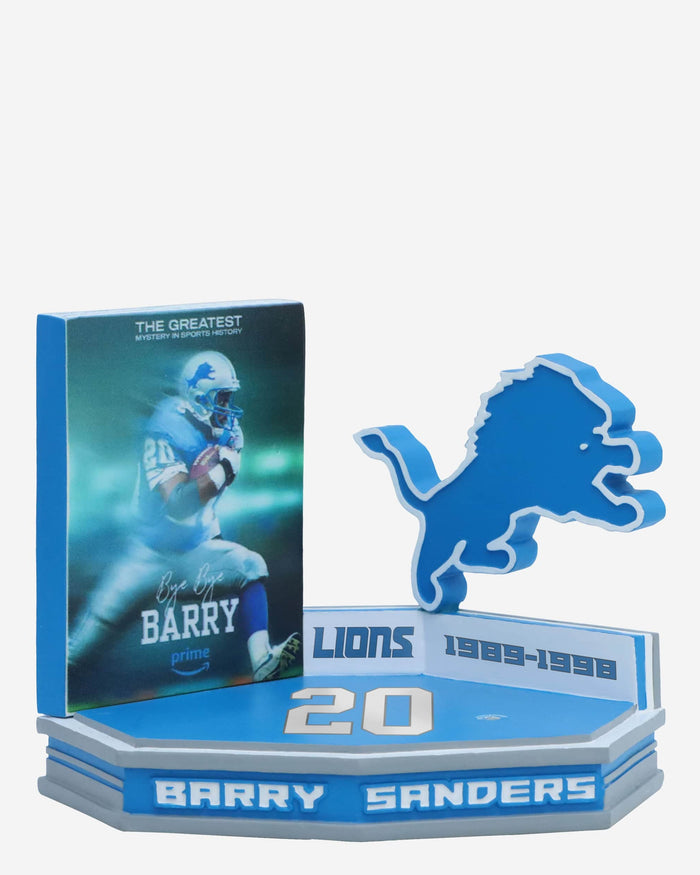 Barry Sanders Detroit Lions Bye Bye Barry Bobblehead FOCO - FOCO.com