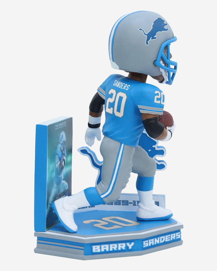 Barry Sanders Detroit Lions Bye Bye Barry Bobblehead FOCO - FOCO.com