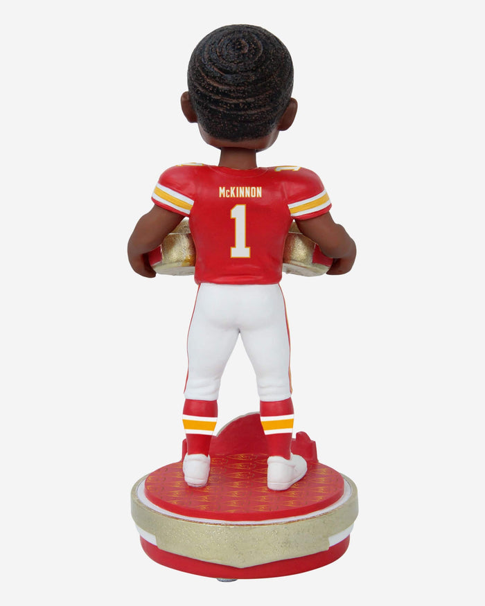 Jerick McKinnon Kansas City Chiefs Super Bowl LVIII Champions Bobblehead FOCO - FOCO.com