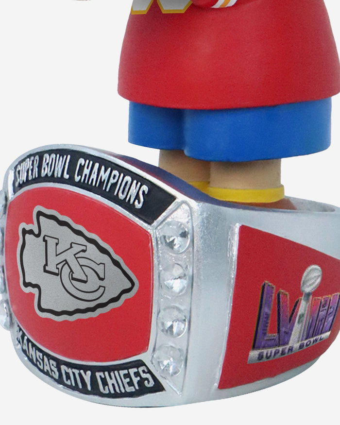 Charlie Brown Peanuts Kansas City Chiefs Super Bowl LVIII Champions Ring Base Bobblehead  FOCO - FOCO.com