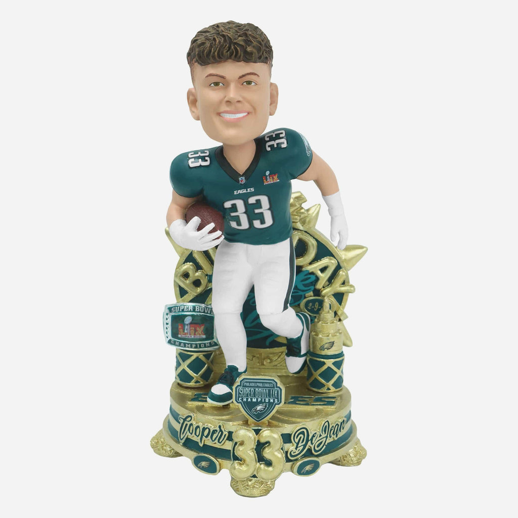 Cooper DeJean Philadelphia Eagles Super Bowl LIX Champions Birthday Pick 6 Bobblehead FOCO - FOCO.com
