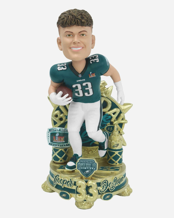 Cooper DeJean Philadelphia Eagles Super Bowl LIX Champions Birthday Pick 6 Bobblehead FOCO - FOCO.com