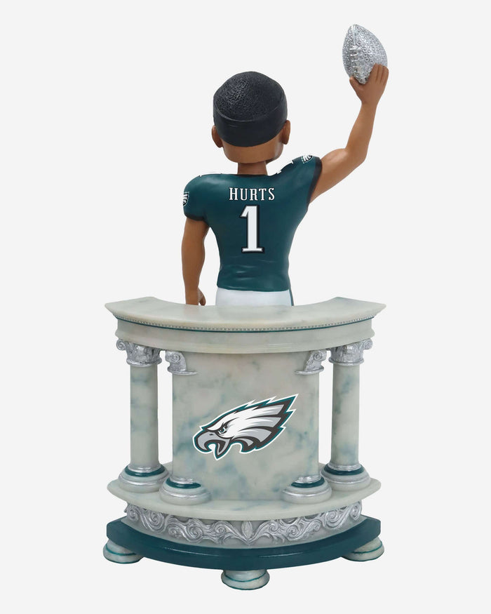 Jalen Hurts Philadelphia Eagles Super Bowl LIX Champions Celebration MVP Bobblehead FOCO - FOCO.com