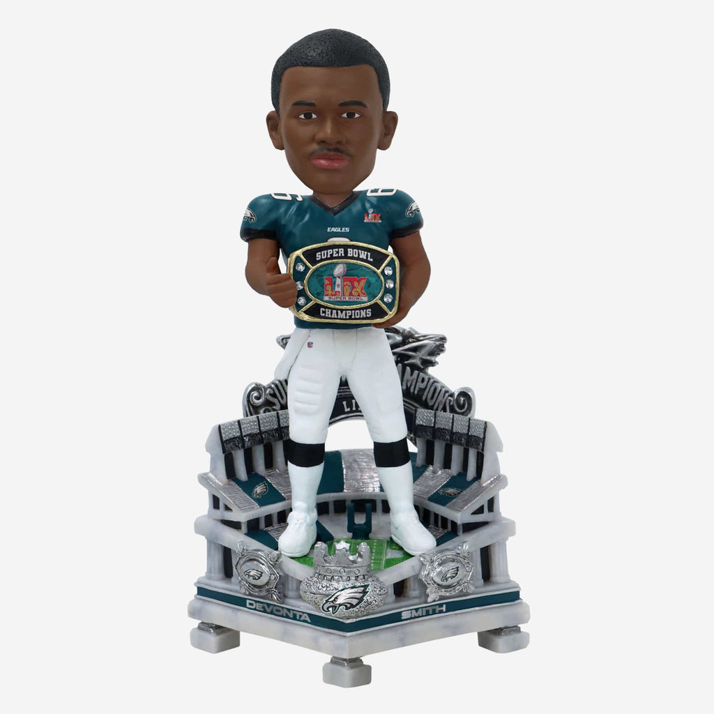 DeVonta Smith Philadelphia Eagles Super Bowl LIX Champions Celebration Bobblehead FOCO - FOCO.com