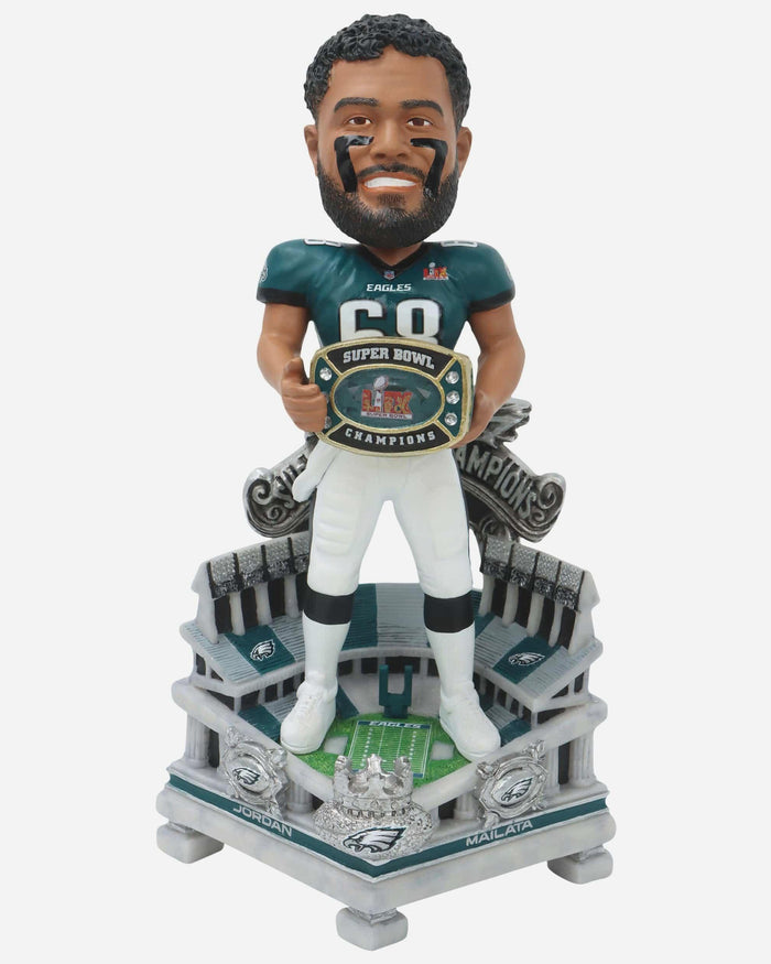 Jordan Mailata Philadelphia Eagles Super Bowl LIX Champions Celebration Bobblehead FOCO - FOCO.com