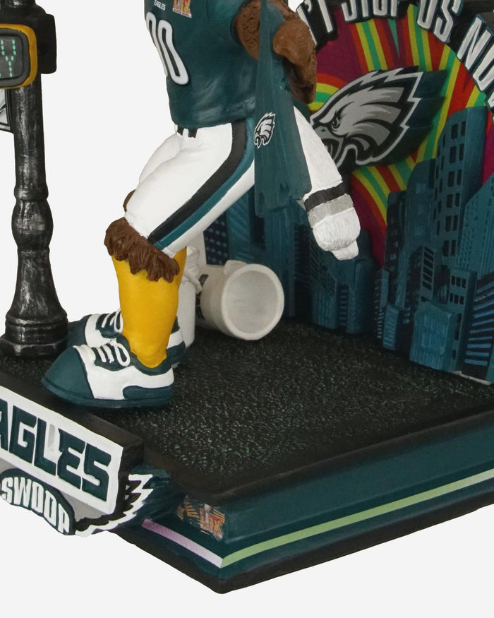 Swoop Philadelphia Eagles Super Bowl LIX Champions Grease Pole Bobblehead FOCO - FOCO.com