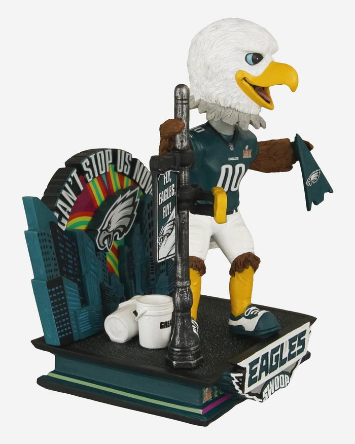 Swoop Philadelphia Eagles Super Bowl LIX Champions Grease Pole Bobblehead FOCO - FOCO.com