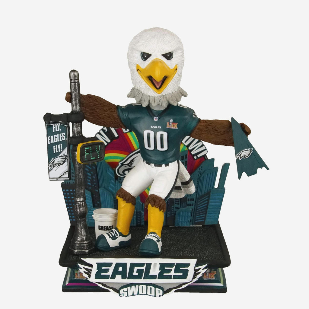 Swoop Philadelphia Eagles Super Bowl LIX Champions Grease Pole Bobblehead FOCO - FOCO.com