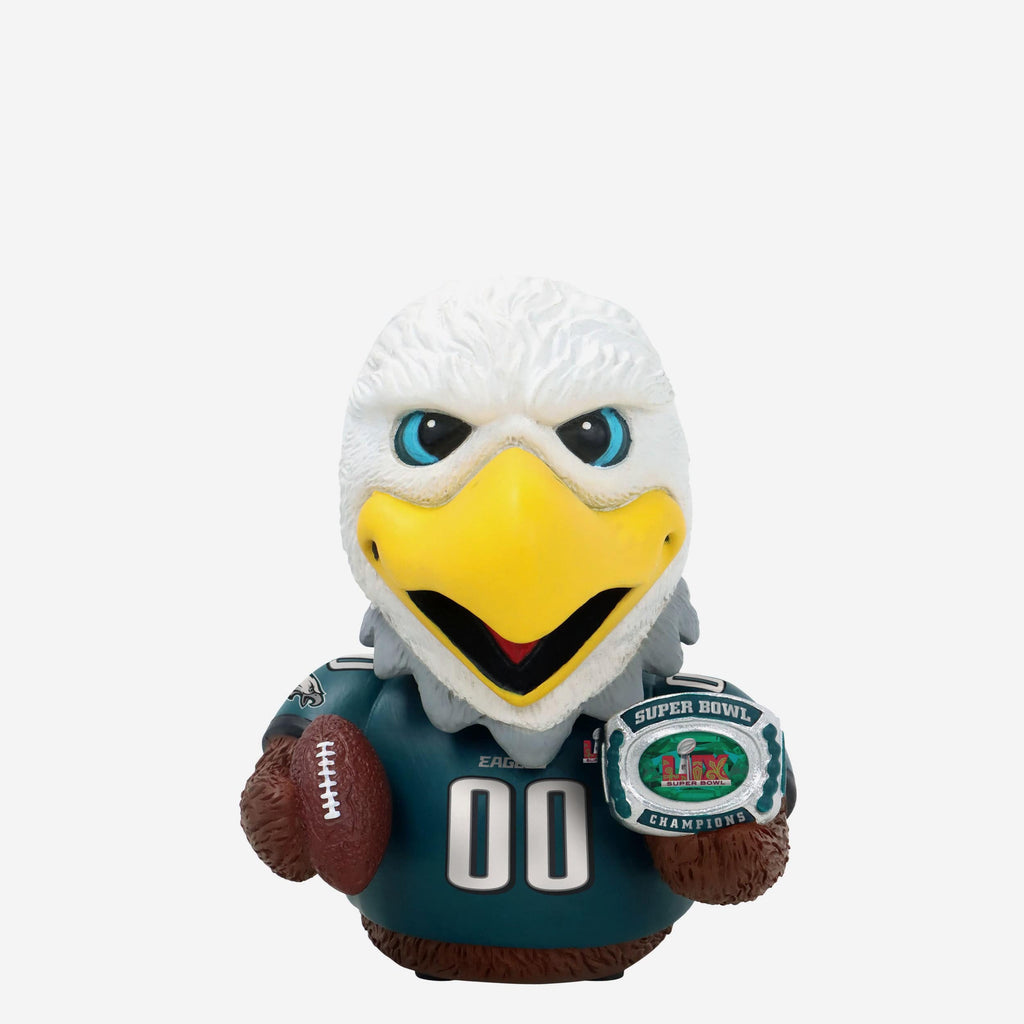 Swoop Philadelphia Eagles Super Bowl LIX Champions Bobble Duck Mascot Mini Bobblehead FOCO - FOCO.com