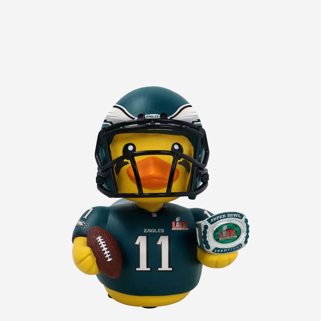 AJ Brown Philadelphia Eagles Super Bowl LIX Champions Player Bobble Duck Mini Bobblehead FOCO - FOCO.com