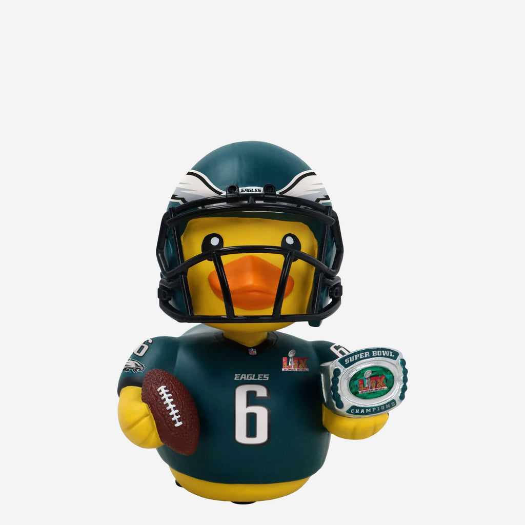 DeVonta Smith Philadelphia Eagles Super Bowl LIX Champions Player Bobble Duck Mini Bobblehead FOCO - FOCO.com