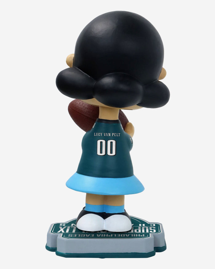 Philadelphia Eagles Lucy Van Pelt Peanuts Super Bowl LIX Champions Ring Bobblehead FOCO - FOCO.com