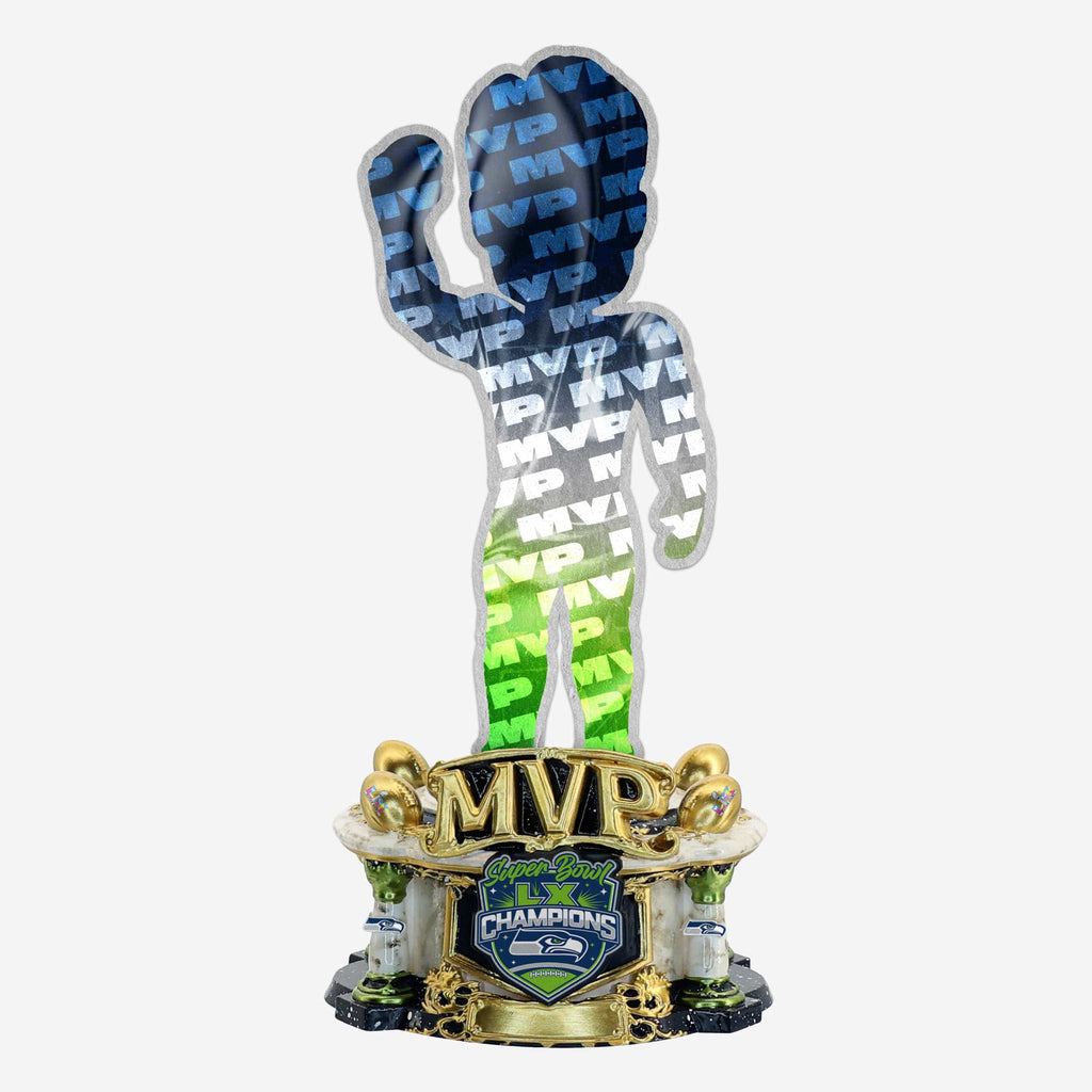 Kenneth Walker III Seattle Seahawks Super Bowl LX Champions MVP Celebration Bobblehead FOCO - FOCO.com