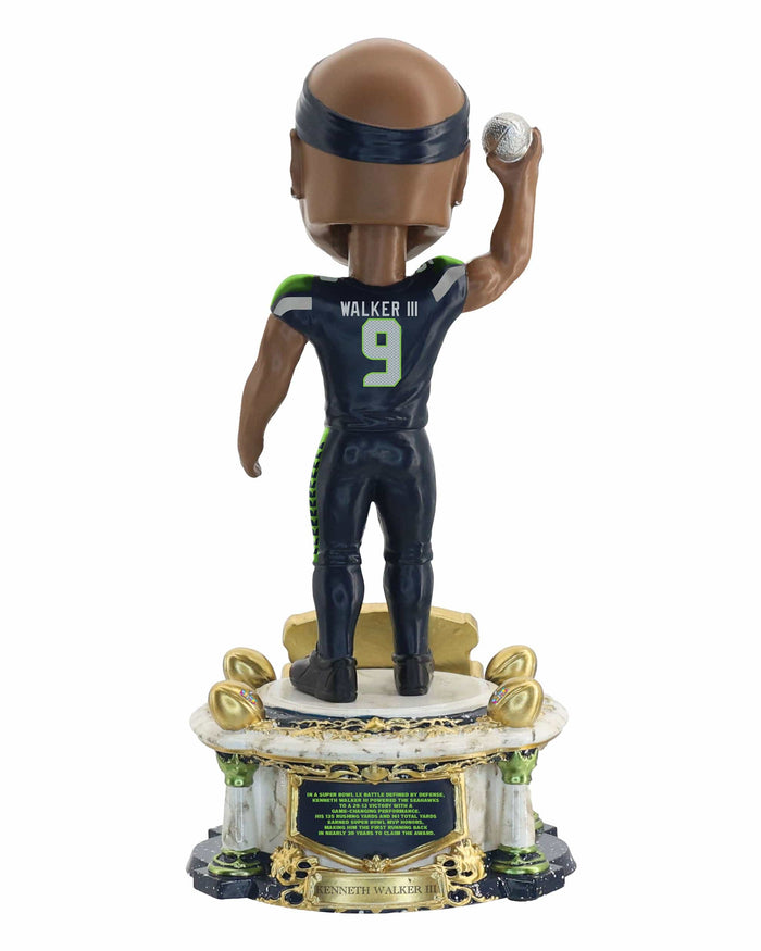 Kenneth Walker III Seattle Seahawks Super Bowl LX Champions MVP Celebration Bobblehead