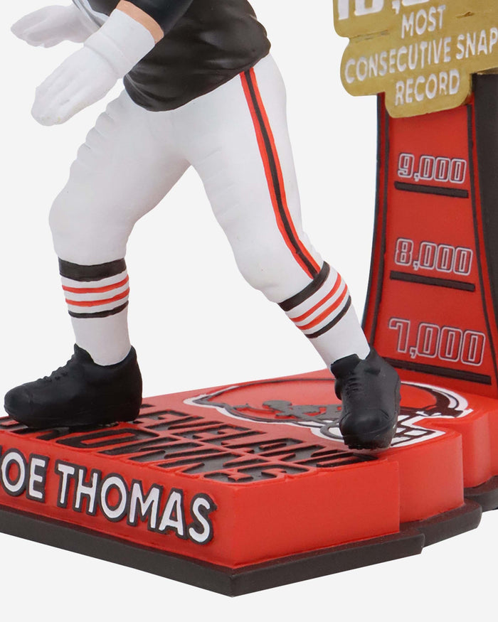 Joe Thomas Cleveland Browns Most Consecutive Snaps Record Bobblehead FOCO - FOCO.com