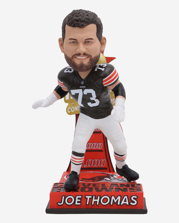 Joe Thomas Cleveland Browns Most Consecutive Snaps Record Bobblehead FOCO - FOCO.com