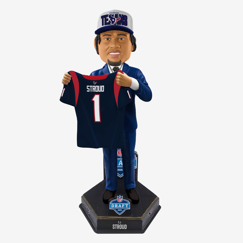 CJ Stroud Houston Texans 2023 Draft Pick Bobblehead FOCO - FOCO.com