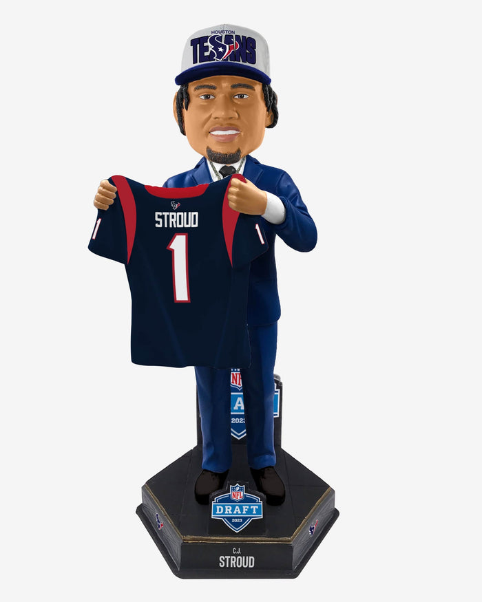 CJ Stroud Houston Texans 2023 Draft Pick Bobblehead FOCO - FOCO.com