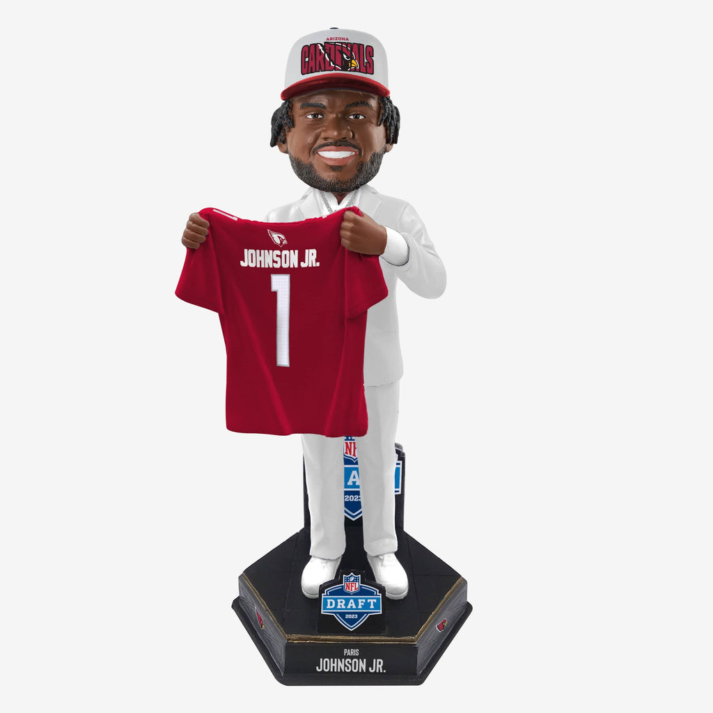 Paris Johnson Arizona Cardinals 2023 Draft Pick Bobblehead FOCO - FOCO.com