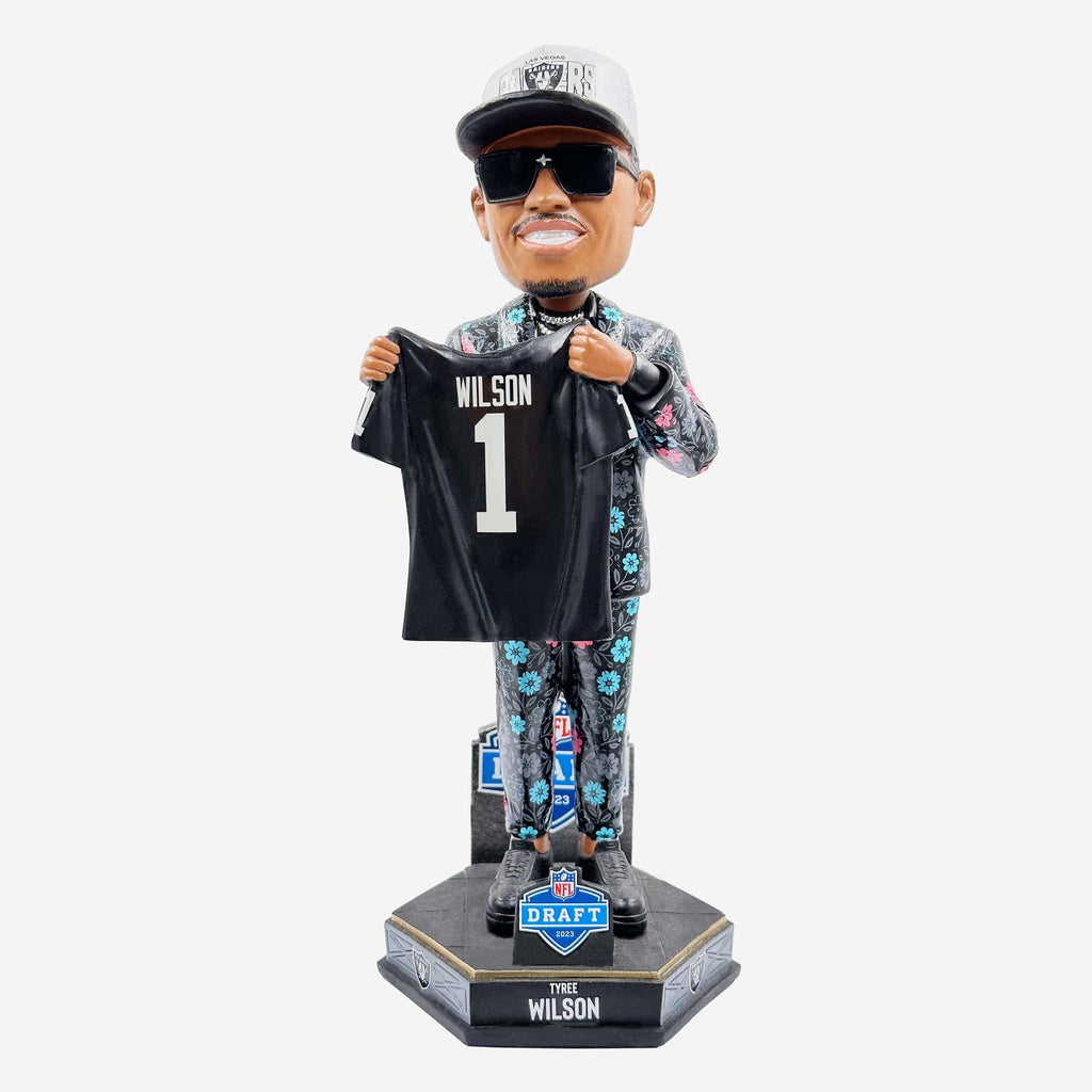 Tyree Wilson Las Vegas Raiders 2023 Draft Pick Bobblehead FOCO - FOCO.com