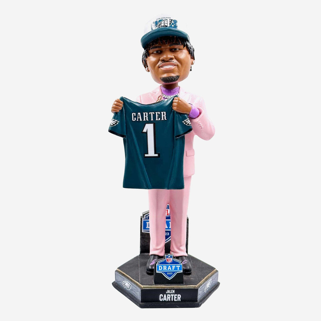 Jalen Carter Philadelphia Eagles 2023 Draft Pick Bobblehead FOCO - FOCO.com