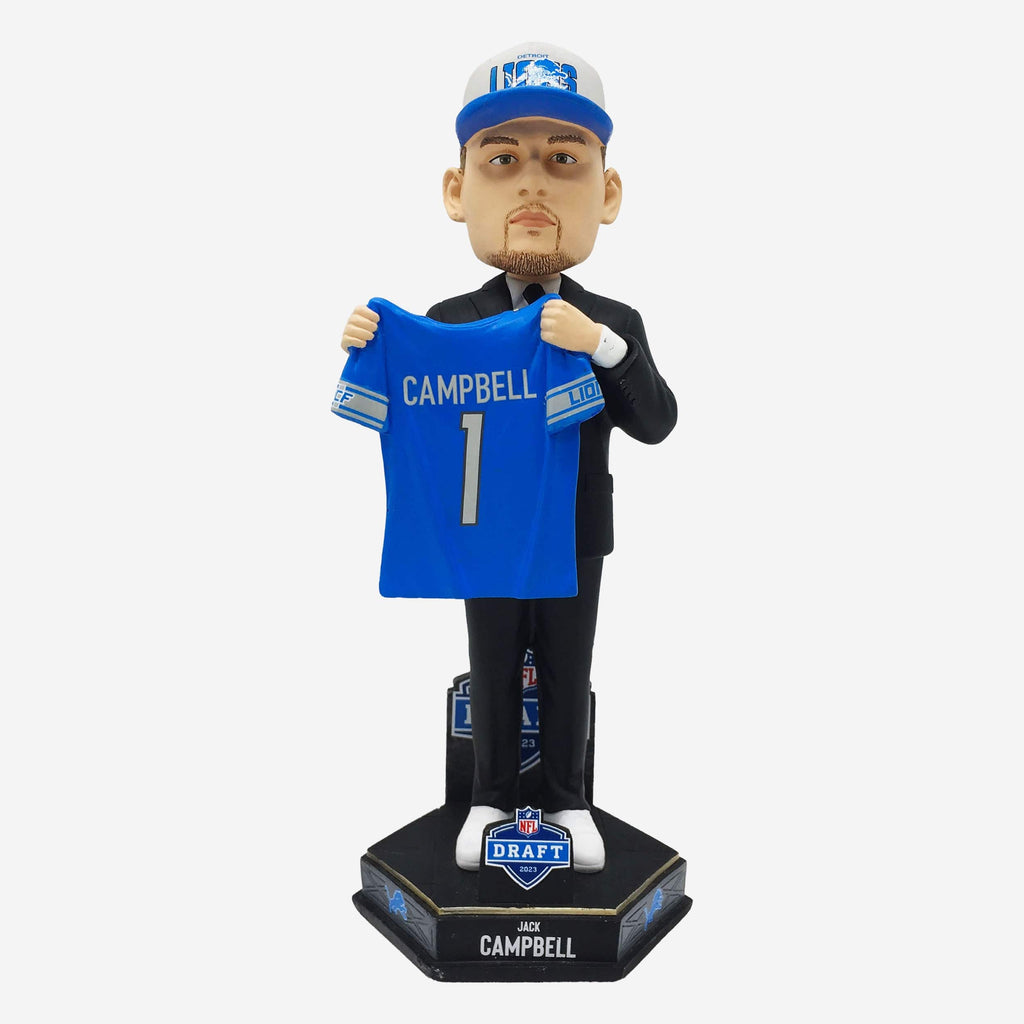 Jack Campbell Detroit Lions 2023 Draft Pick Bobblehead FOCO - FOCO.com