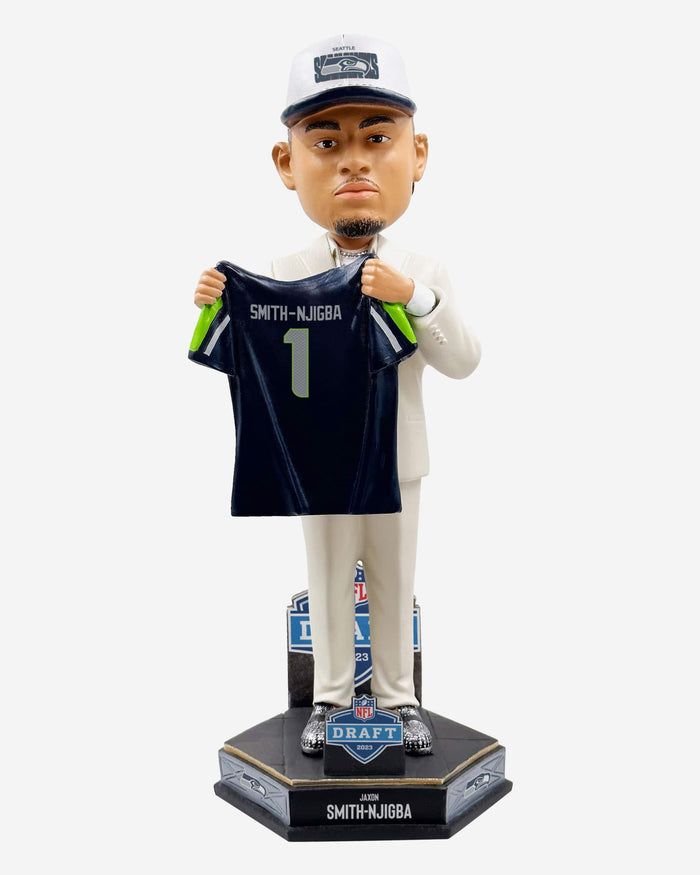 Jaxon Smith-Njigba Seattle Seahawks 2023 Draft Pick Bobblehead FOCO - FOCO.com