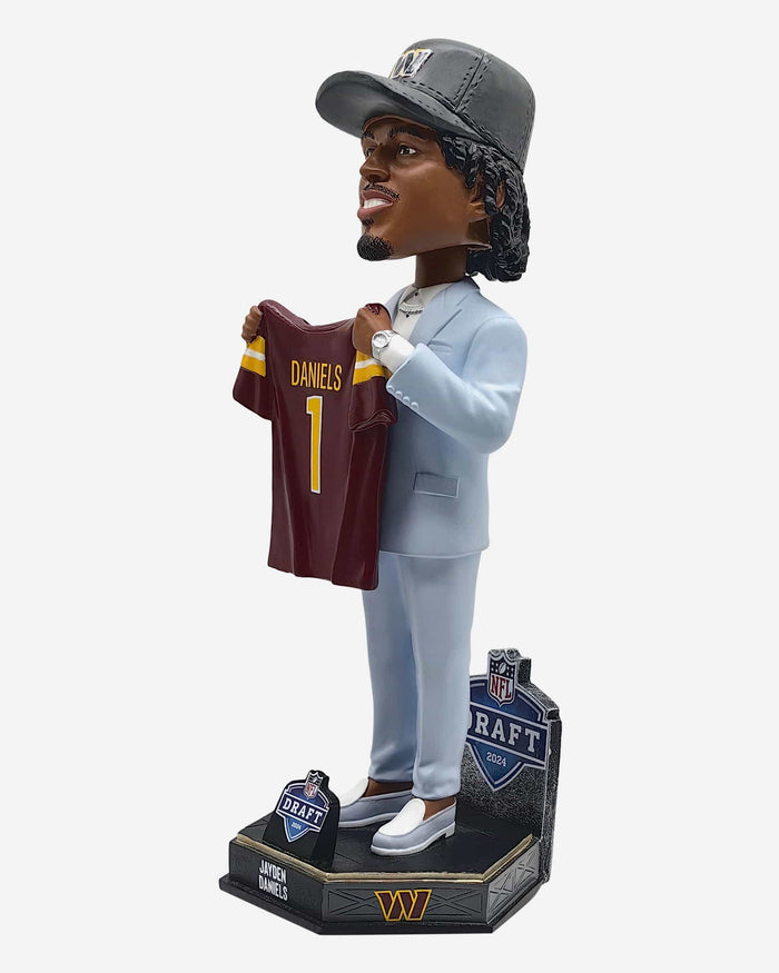 Jayden Daniels Washington Commanders 2024 Draft Pick Bobblehead FOCO - FOCO.com