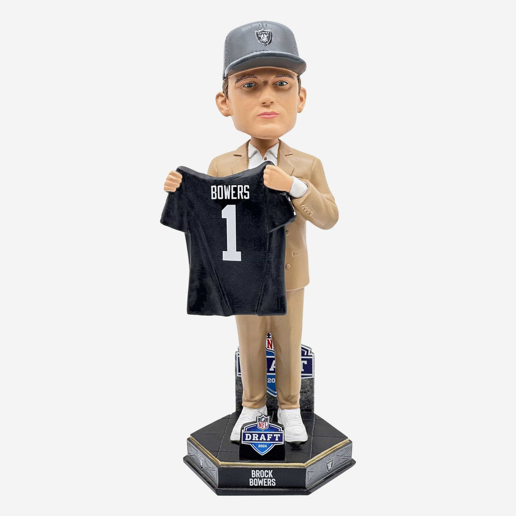 Brock Bowers Las Vegas Raiders 2024 Draft Pick Bobblehead FOCO - FOCO.com