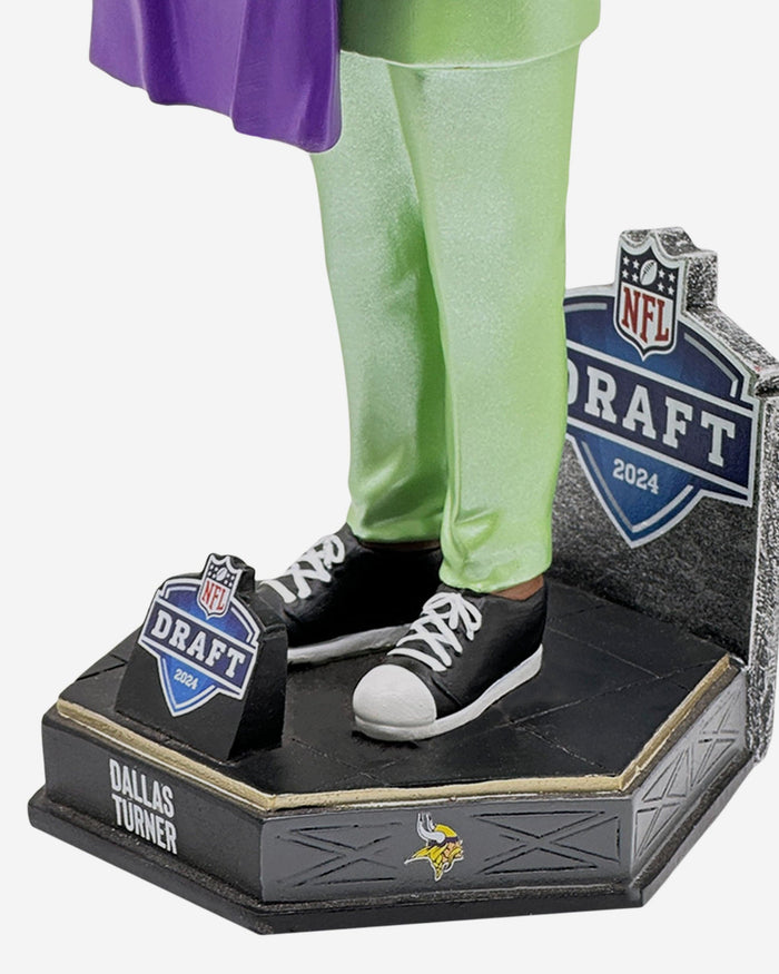 Dallas Turner Minnesota Vikings 2024 Draft Pick Bobblehead FOCO - FOCO.com