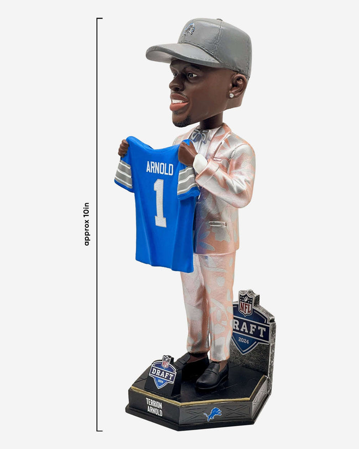 Terrion Arnold Detroit Lions 2024 Draft Pick Bobblehead FOCO - FOCO.com