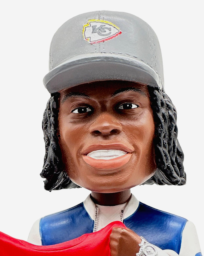 Xavier Worthy Kansas City Chiefs 2024 Draft Pick Bobblehead FOCO - FOCO.com