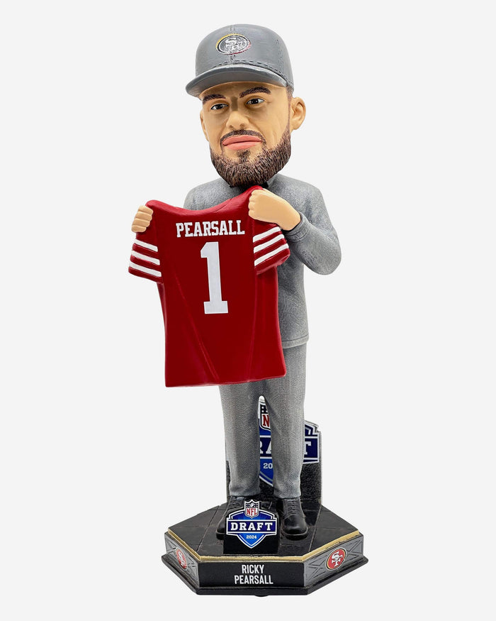 Ricky Pearsall San Francisco 49ers 2024 Draft Pick Bobblehead FOCO - FOCO.com