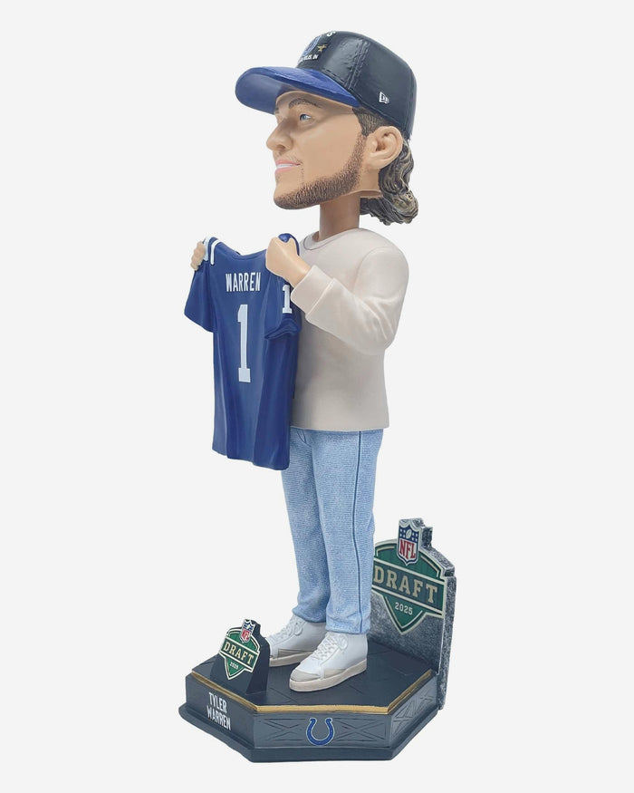 Tyler Warren Indianapolis Colts 2025 NFL Draft Pick Number 14 Bobblehead FOCO - FOCO.com