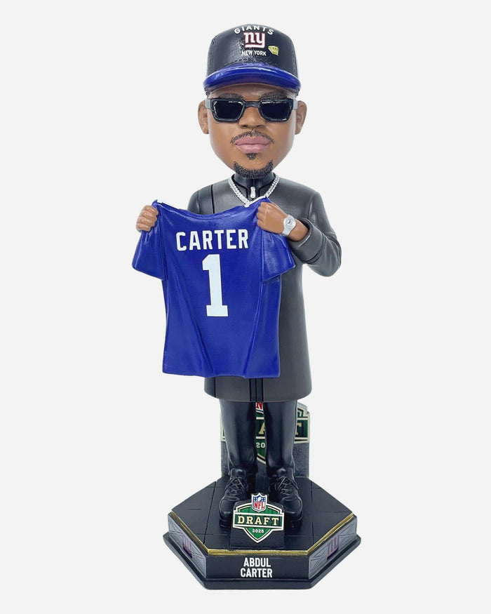 Abdul Carter New York Giants 2025 NFL Draft Pick Number 3 Bobblehead FOCO - FOCO.com