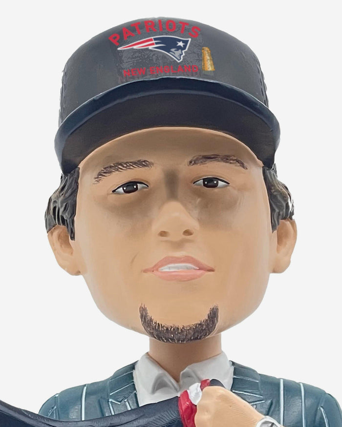 Will Campbell New England Patriots 2025 NFL Draft Pick Number 4 Bobblehead FOCO - FOCO.com