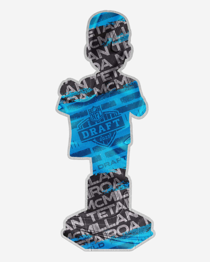 Tetairoa McMillan Carolina Panthers 2025 NFL Draft Pick Number 8 Bobblehead FOCO - FOCO.com