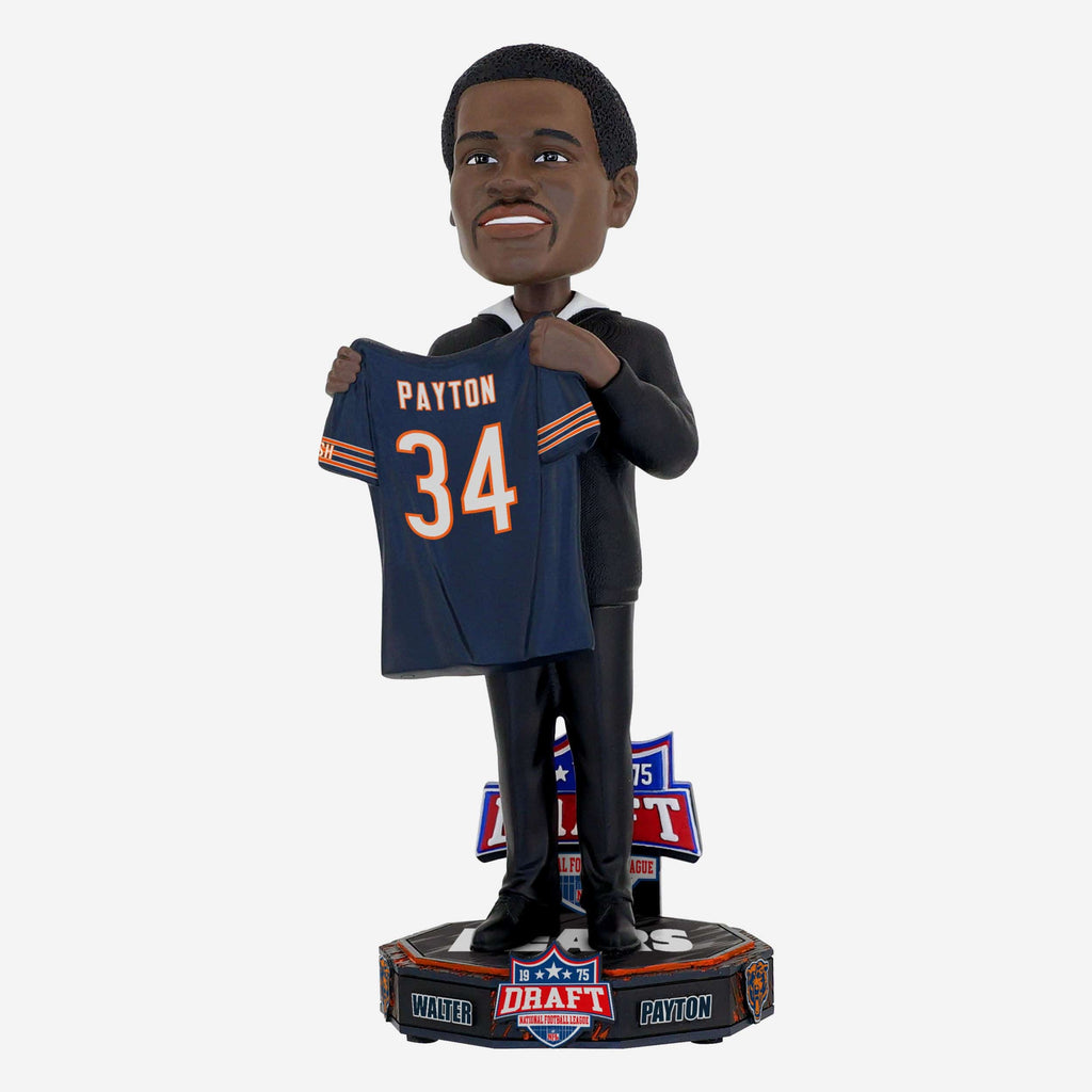 Walter Payton Chicago Bears 1975 Draft Pick Bobblehead FOCO - FOCO.com