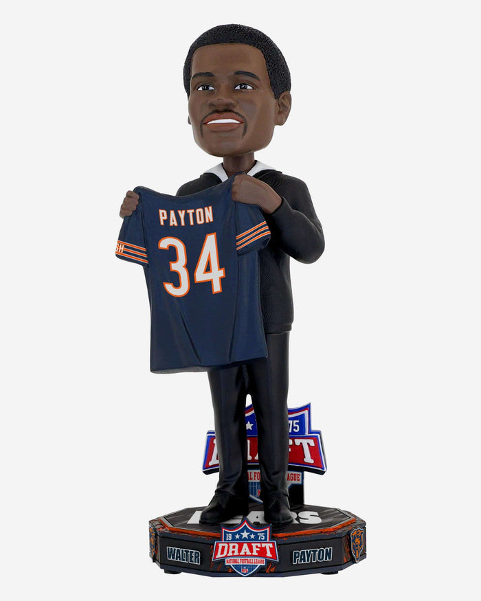 Walter Payton Chicago Bears 1975 Draft Pick Bobblehead FOCO - FOCO.com